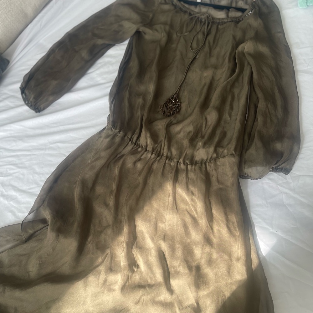 Beach long sleeve dress